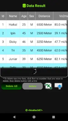 Balke Vo2max Test android App screenshot 5