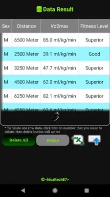 Balke Vo2max Test android App screenshot 6